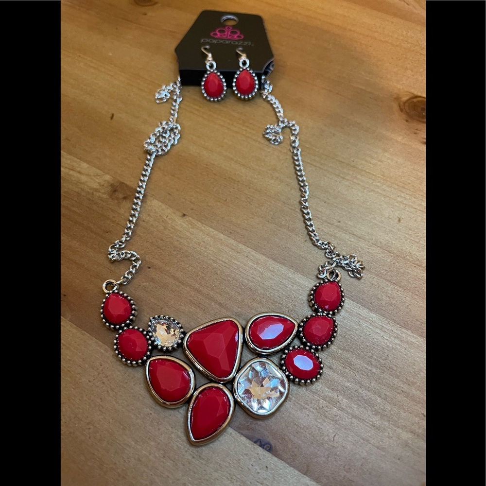 Paparazzi Red Necklace